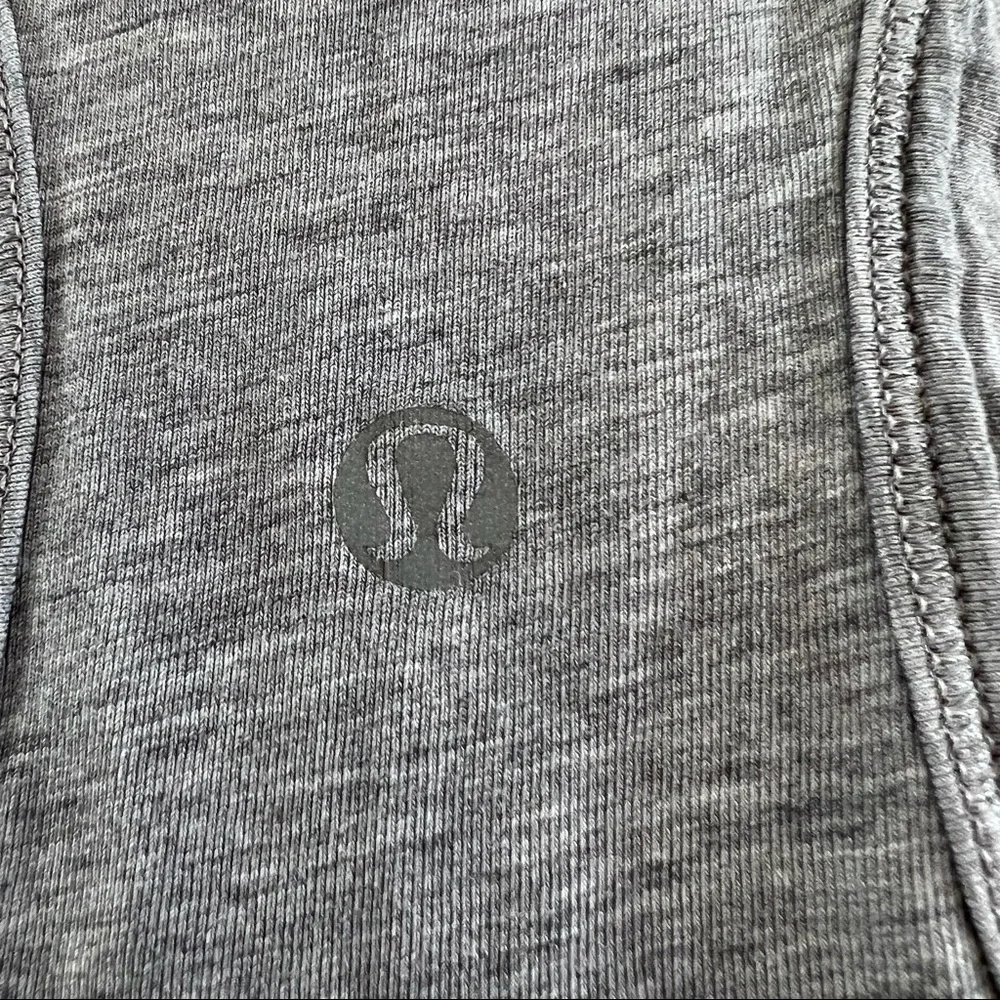 Lululemon • Heathered Grey Modern Racerback Tank • Size 2 - Picture 6 of 6
